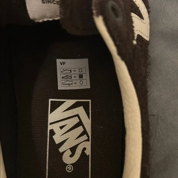 Vans Chocolate Brown Sneakers with Cream Accents - Picture 3 of 6